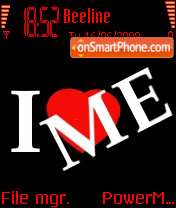 I Love Me es el tema de pantalla