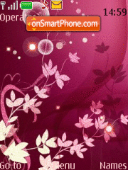 Pink Animated theme screenshot