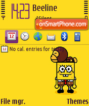 Скриншот темы Sponge Bob 03