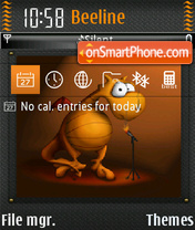 Funny dragon es el tema de pantalla