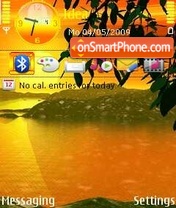 Sunset tema screenshot