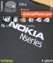 Nokia Nseries theme screenshot