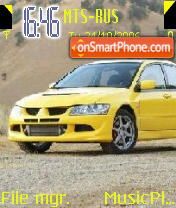 Mitsubishi Lancer theme screenshot