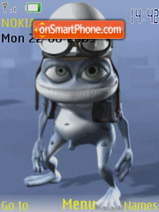 Crazy frog tema screenshot