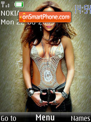 Jennifer Lopez tema screenshot