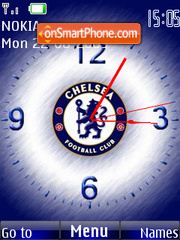 Chelsea Clock tema screenshot