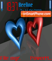 Two In Love tema screenshot