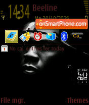 50 Cent v2 theme screenshot