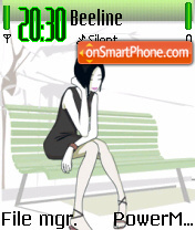 Скриншот темы Sitting Alone