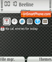 Evo i carbon tema screenshot