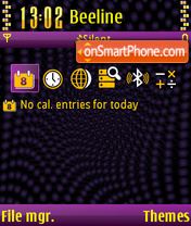 The x-treme 01 theme screenshot