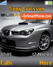 Subaru Impreza tema screenshot