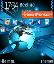 Скриншот темы Globe 02