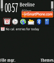 Nokia n97 dark Theme-Screenshot