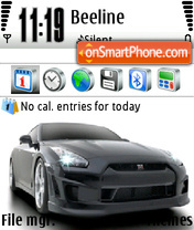 Skyline GT-R theme screenshot