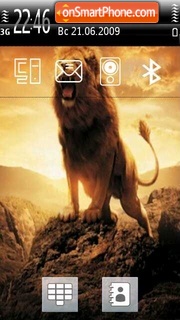 Majestic Lion theme screenshot