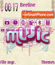 Music 5306 tema screenshot