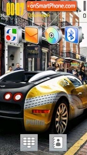 Bugatti_V2 es el tema de pantalla