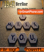 I Miss You 05 tema screenshot