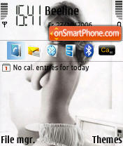 Jessica Alba tema screenshot