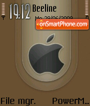 Apple New tema screenshot