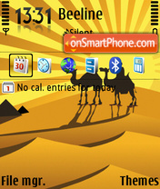 Camels 03 tema screenshot