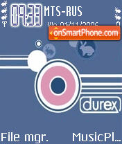 Durex Bunny tema screenshot