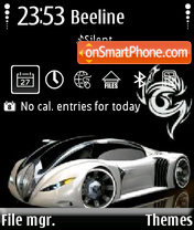 Скриншот темы Bugatti 07