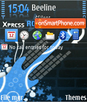 Скриншот темы Xpress Rock Music