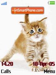 Ginger Kitten tema screenshot