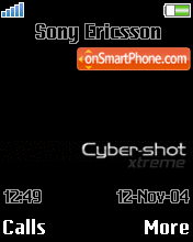 Cybershot tema screenshot