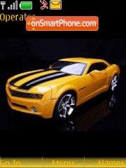 Скриншот темы Yellow Camaro