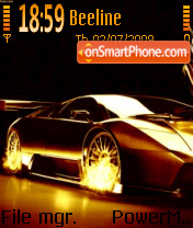 Скриншот темы Lamborghini 19