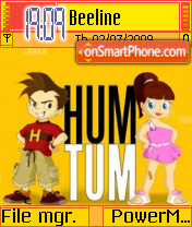 Capture d'écran Hum Tum thème