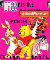 Pooh And Mickey tema screenshot