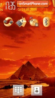 Скриншот темы Egypt 02