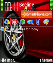 Скриншот темы FerrariFp1