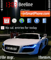 Audi R8 V5 es el tema de pantalla
