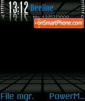 Dark tema screenshot