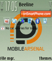 Mobilearsenal FP2 DFLT es el tema de pantalla