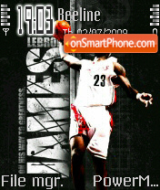 James Lebron theme screenshot