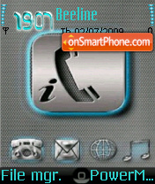 Iphone_Icons tema screenshot