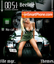 Audi Babe tema screenshot