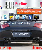 Скриншот темы Hamman BMW Z4