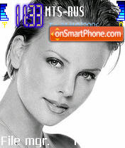 Скриншот темы Charlize Theron 1