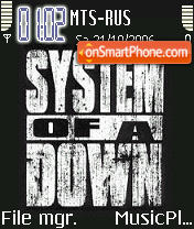 System Of A Down V01 Theme-Screenshot
