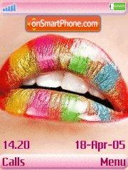 Lips tema screenshot