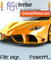 Скриншот темы Ferrari Aurea 01