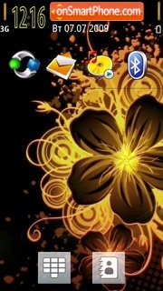 Flowers 13 theme screenshot