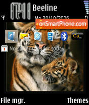 Tigers tema screenshot